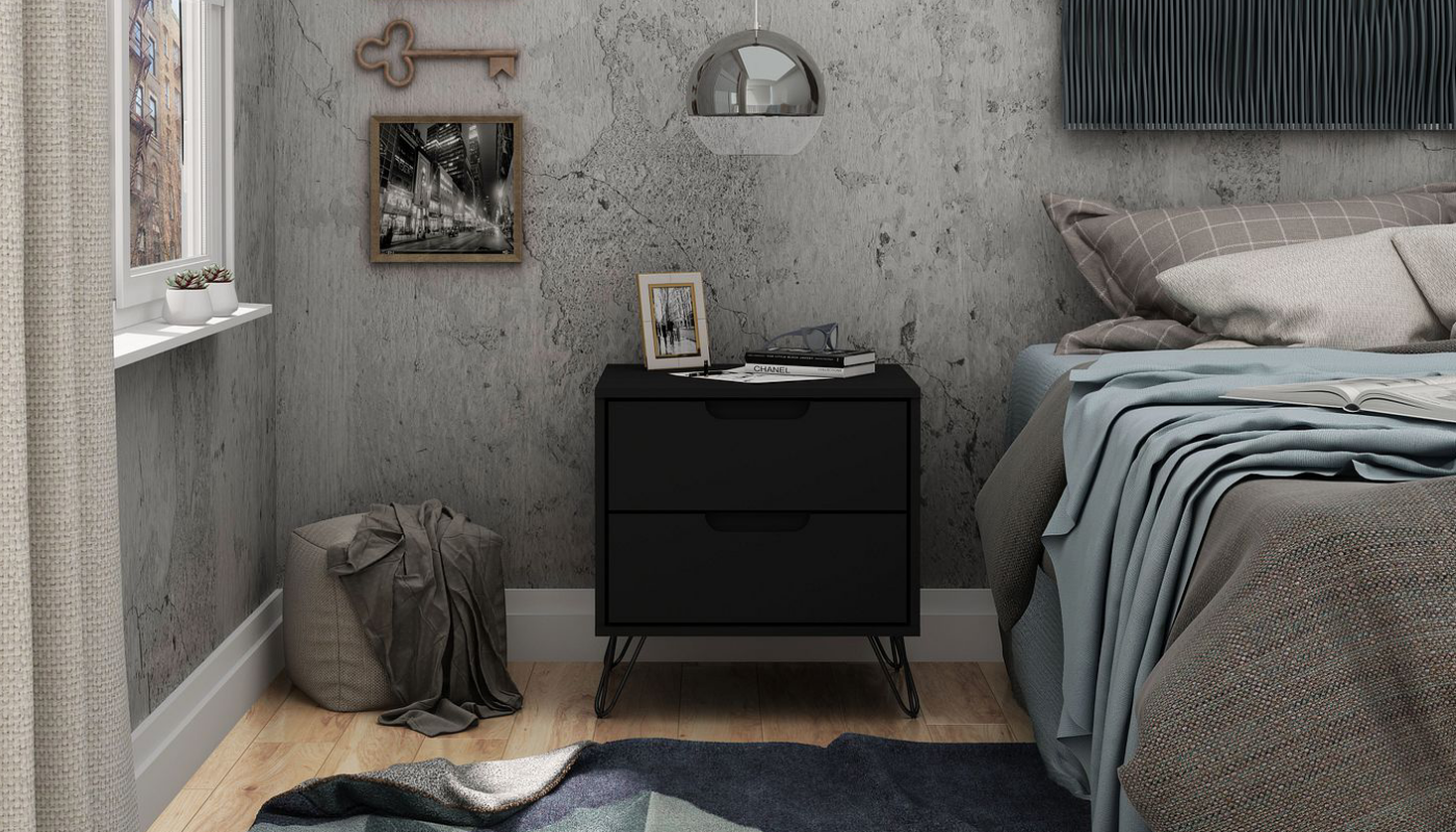 The Main Features Of 2 Drawer Bedside Table